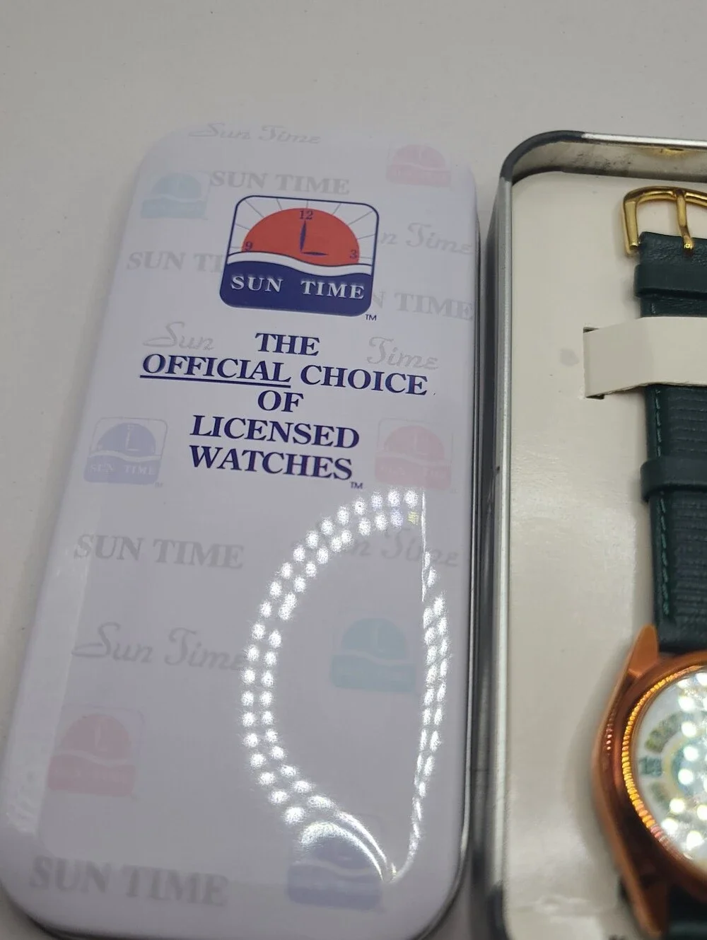 Vintage Sun Time Green Bay Packers NFL Wrist Watch